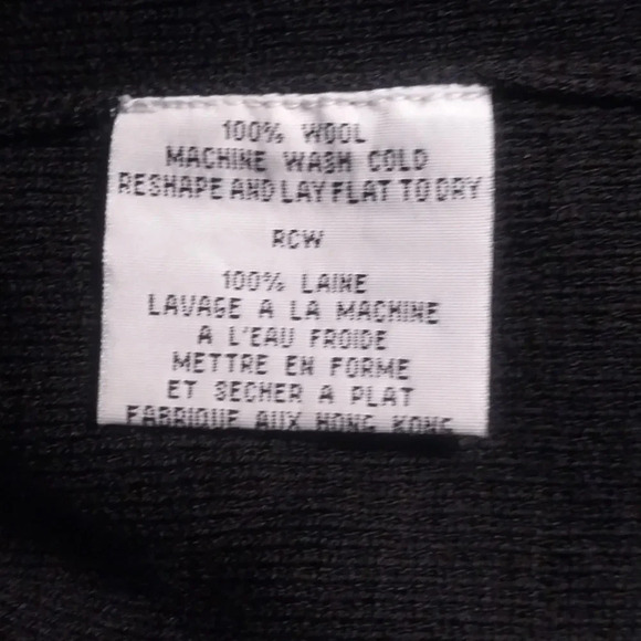 Eileen Fisher Ultra Fine Merino Straight Long Cardigan Black Size M Preowned - Picture 6 of 6